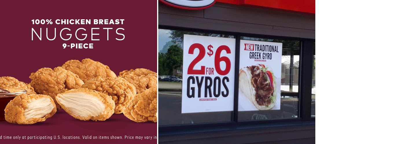 Arby's Menu