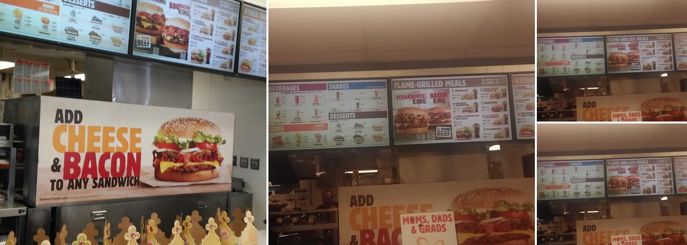 Burger King Menu