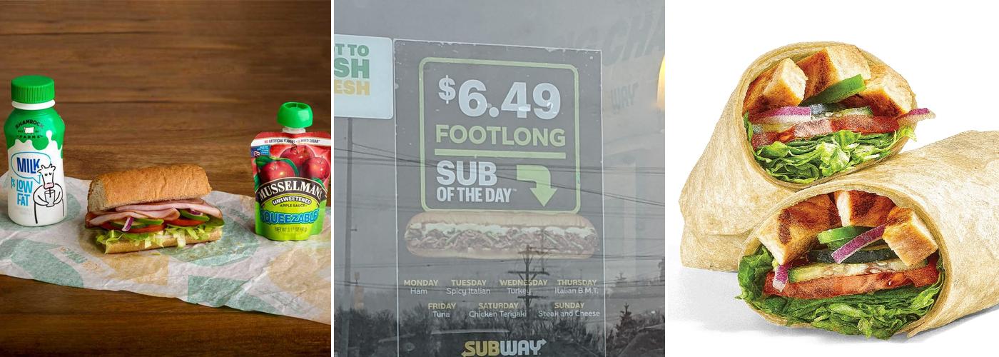 Subway Menu