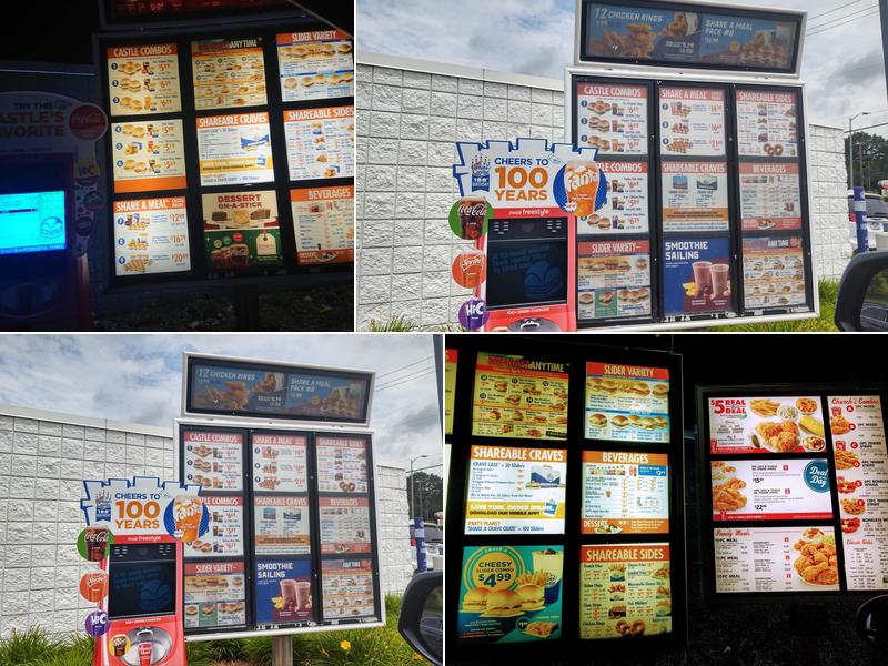 White Castle Menu