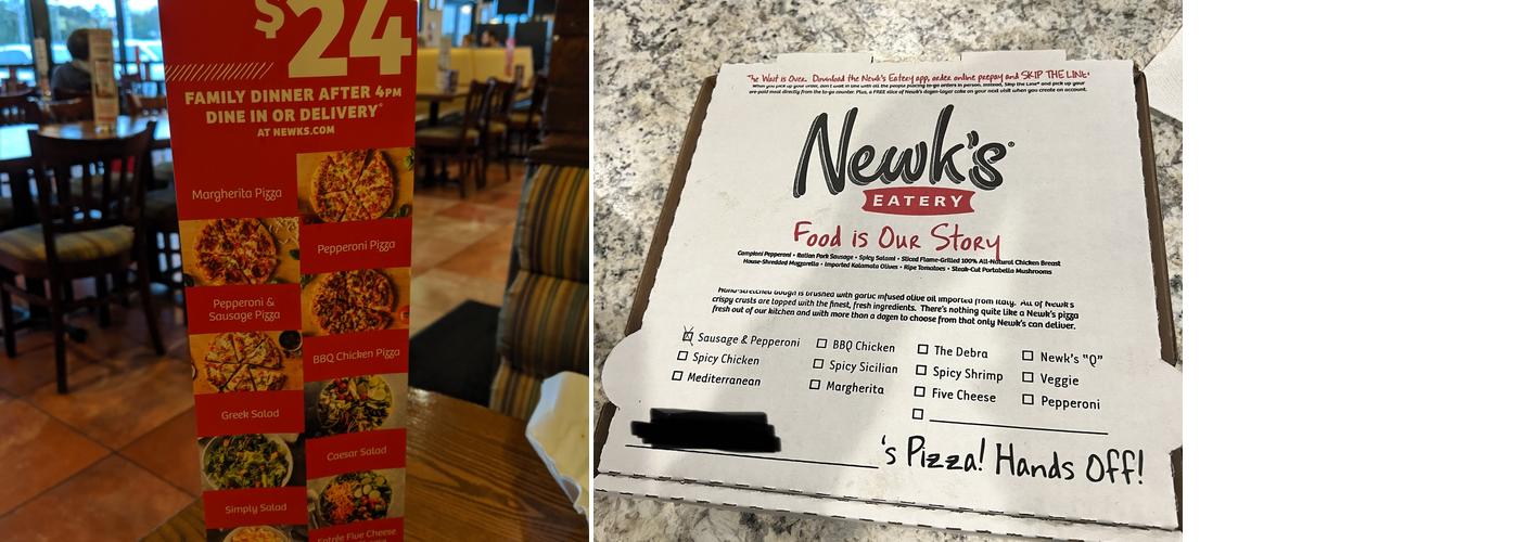 Newk's Eatery Menu