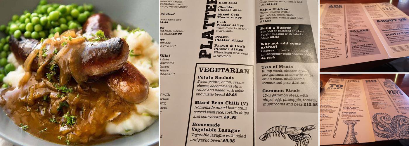 Ye Olde Jolly Sailor Menu