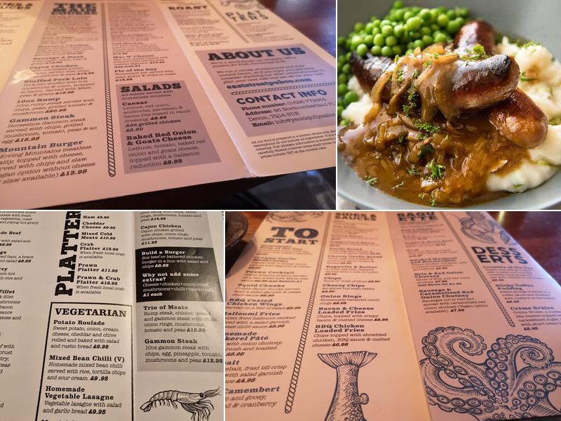 Ye Olde Jolly Sailor Menu