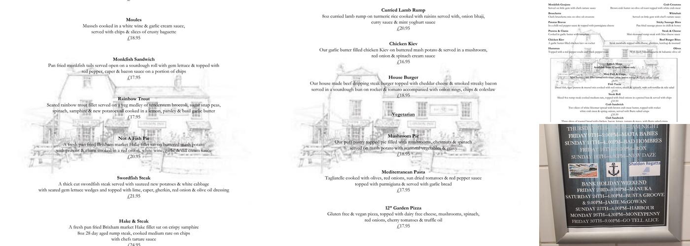 London Inn Menu