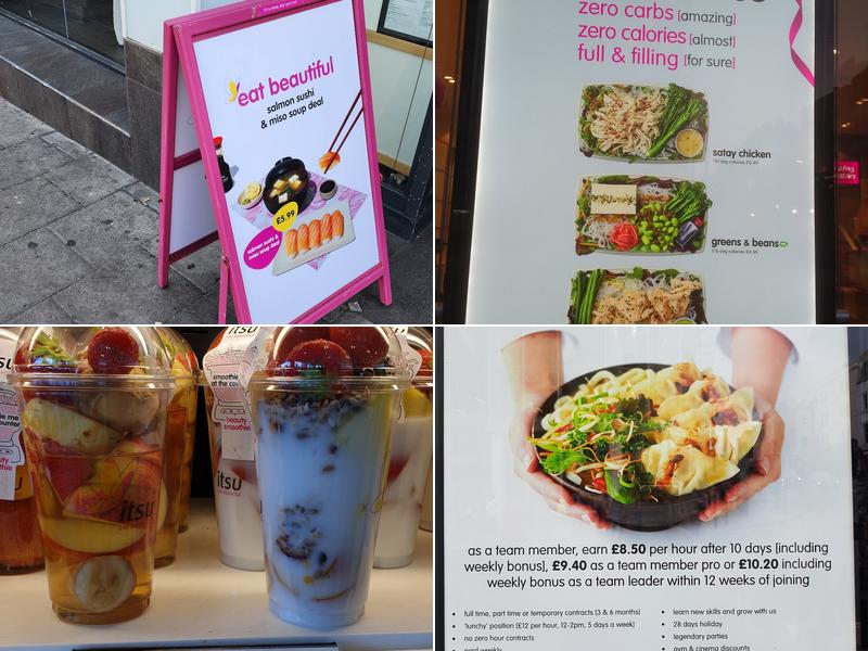 itsu - Brighton Menu