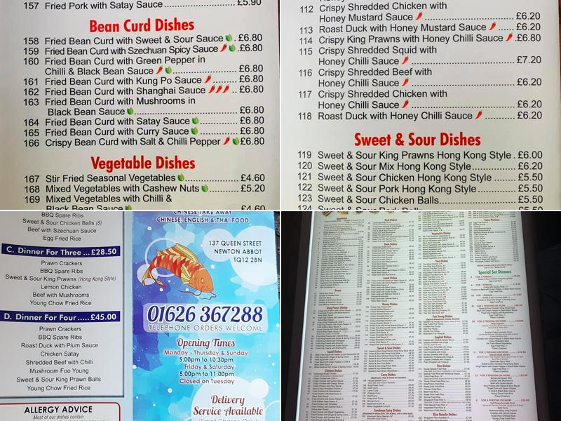 New China Garden Menu