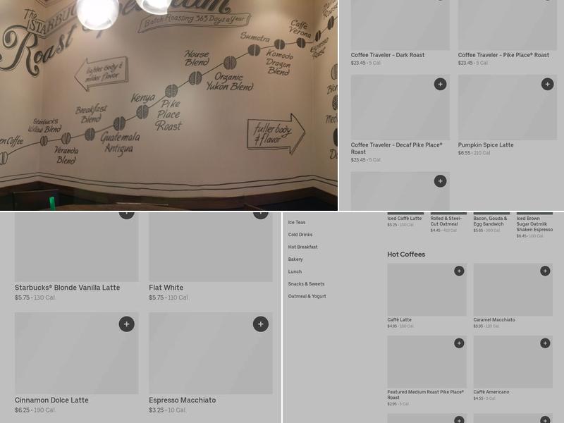 Starbucks Menu