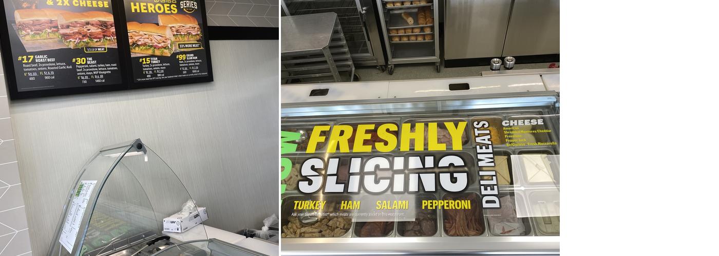 Subway Menu