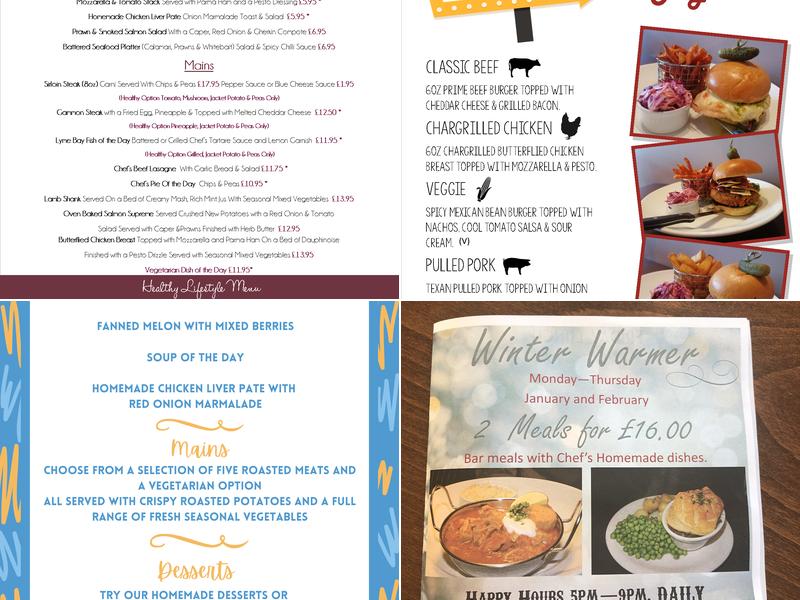 Devoncourt Resort & Apartments Menu