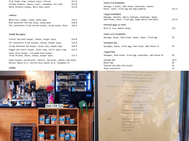 Coast Coffee Bar & Bistro Menu
