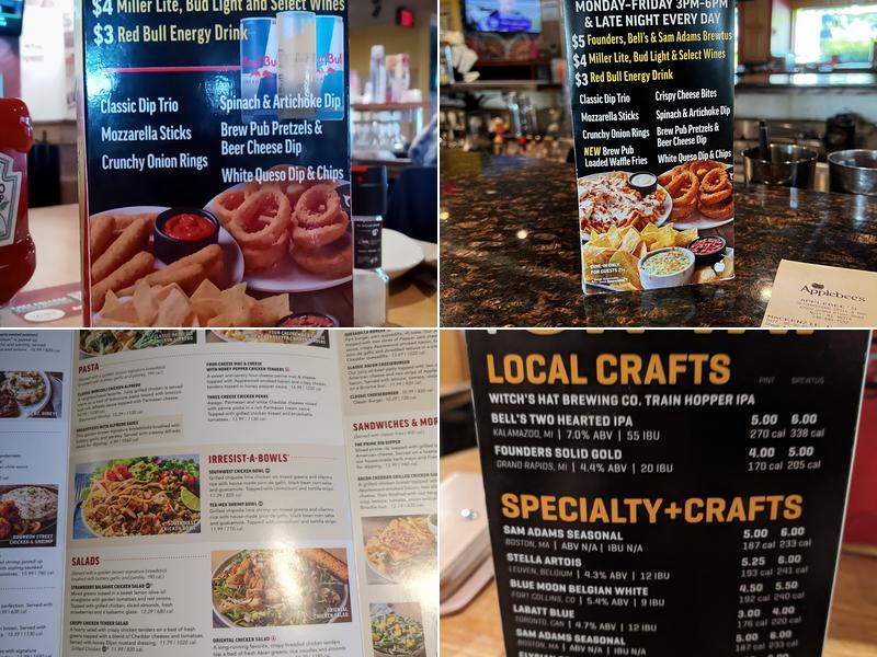 Applebee's Grill + Bar Menu