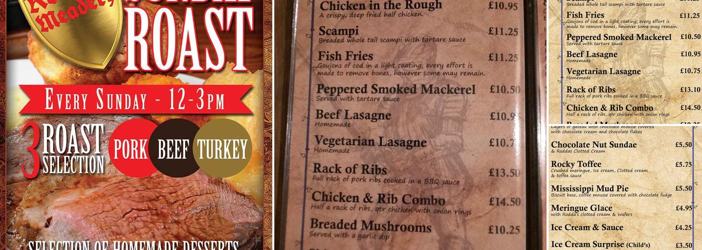 Redruth Meadery Menu