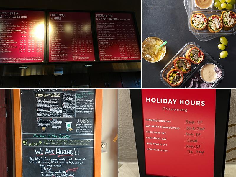 Starbucks Menu