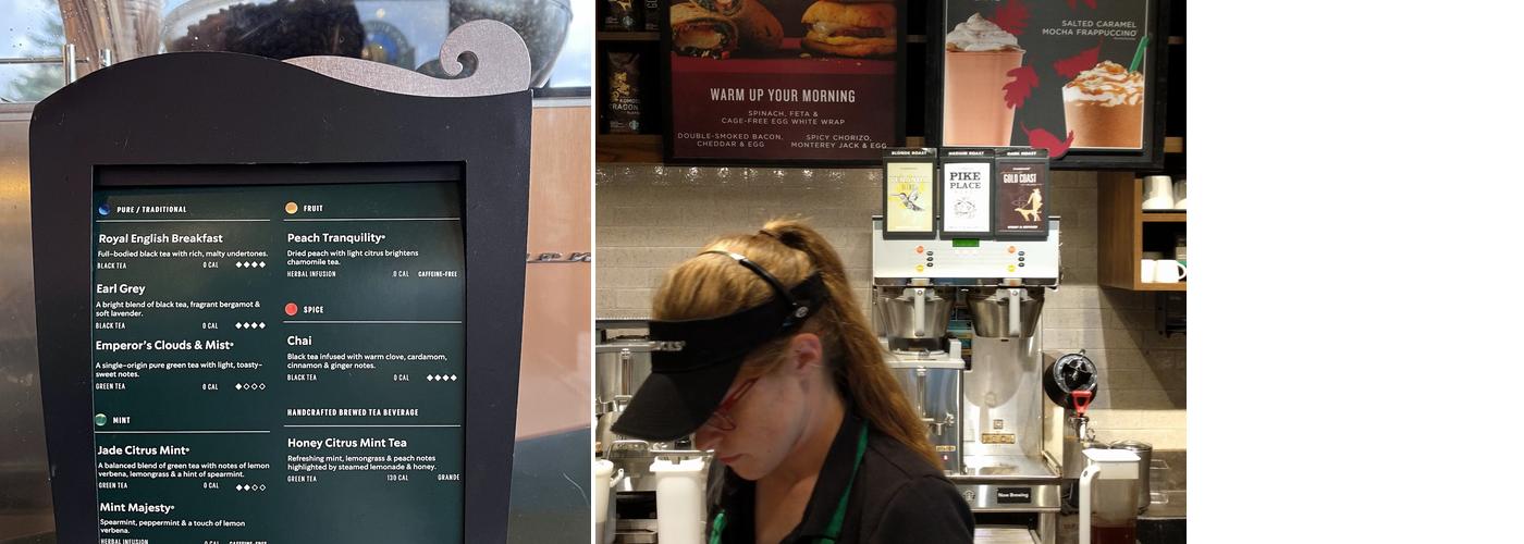 Starbucks Menu