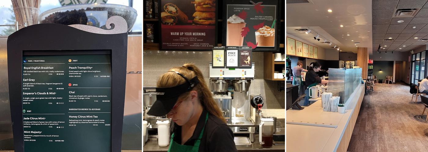 Starbucks Menu
