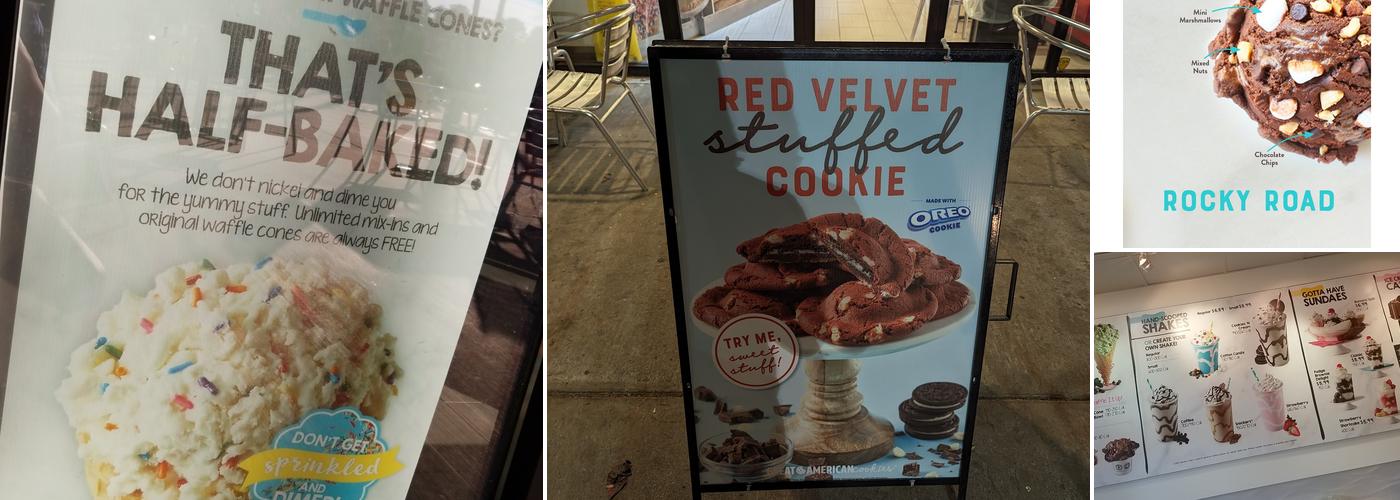 Great American Cookies Menu