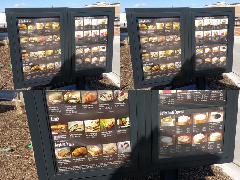 Starbucks Menu