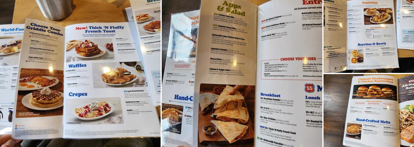 IHOP Menu