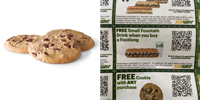 Subway Menu