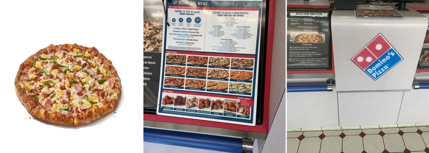 Domino's Pizza Menu