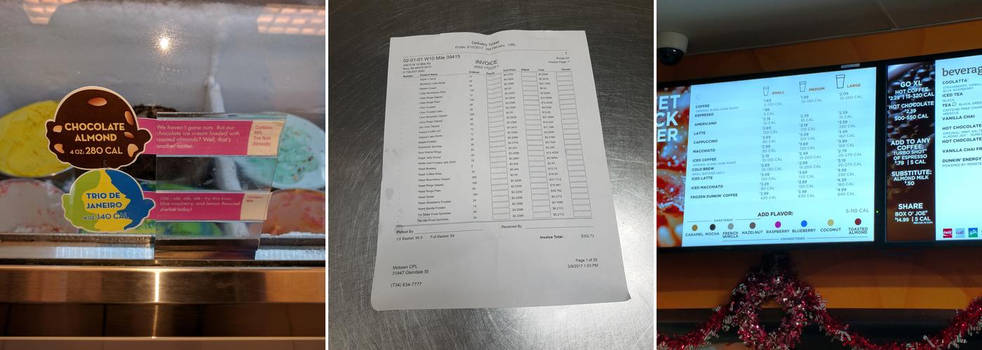 Dunkin' Menu