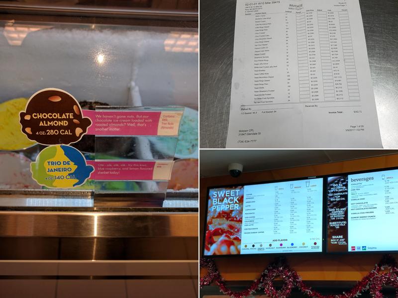 Dunkin' Menu