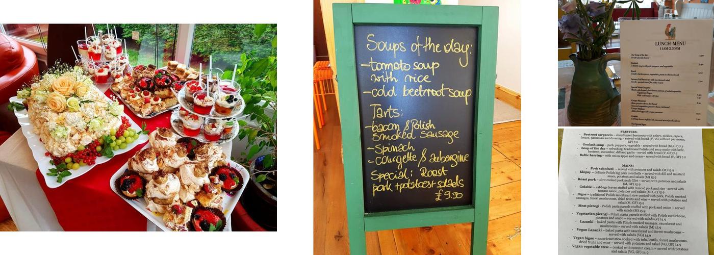 The Singing Rooster Menu