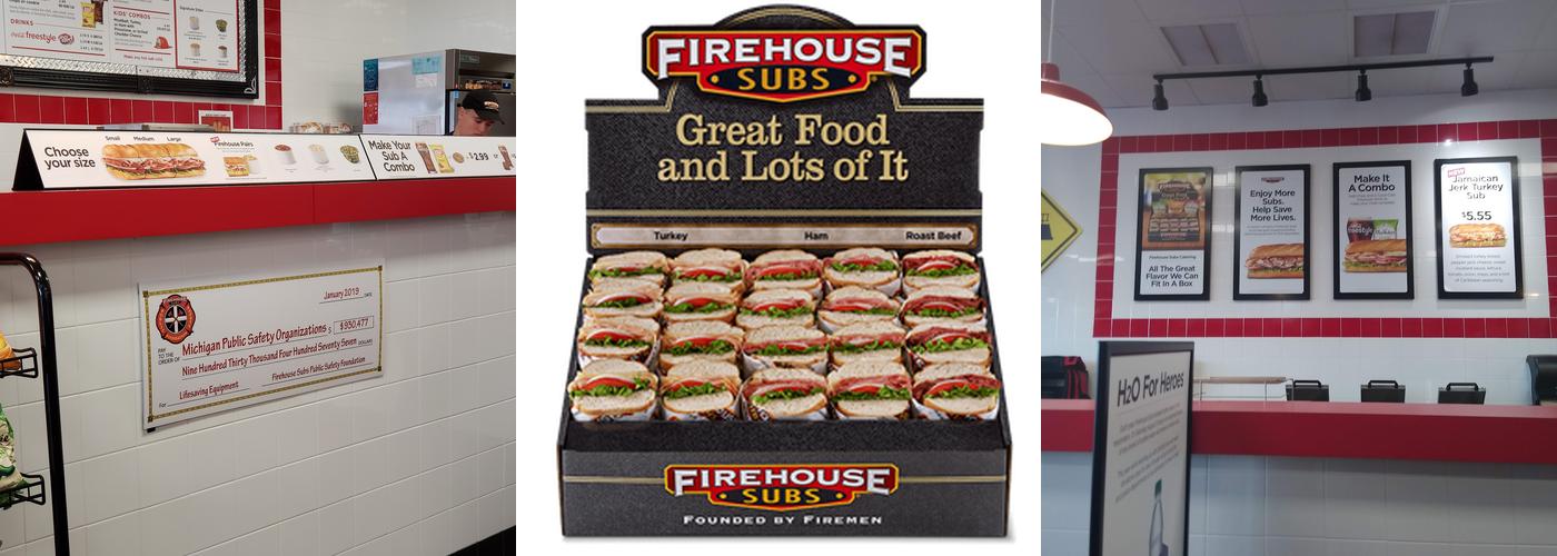 Firehouse Subs Grand Promenade Menu