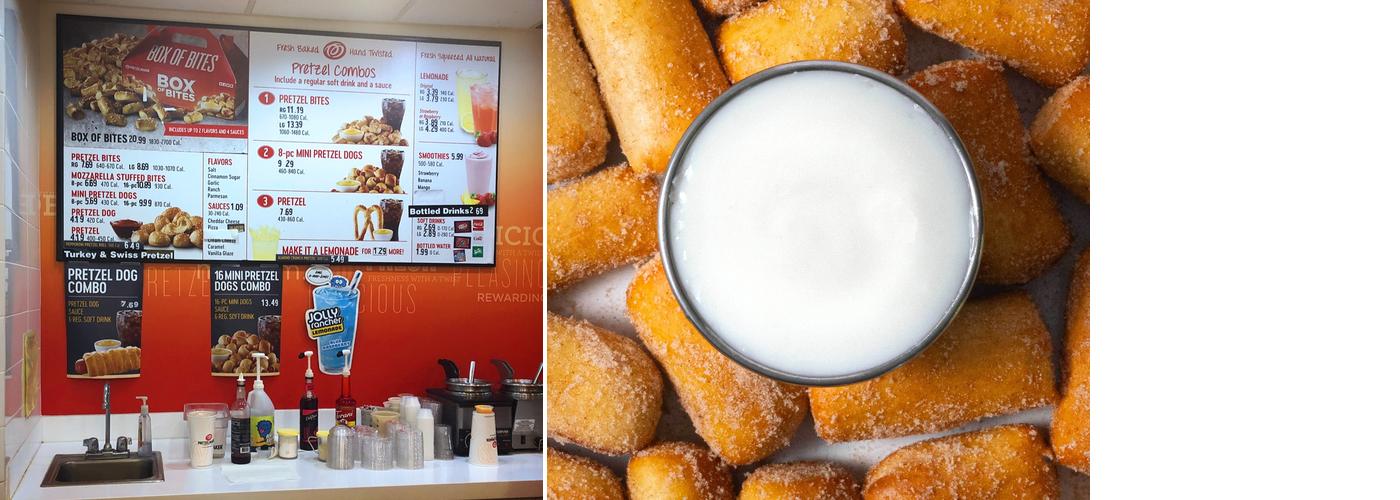 Pretzelmaker Menu
