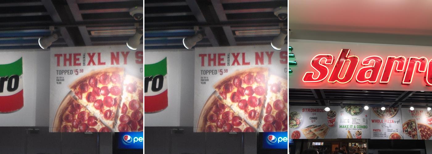 Sbarro Menu