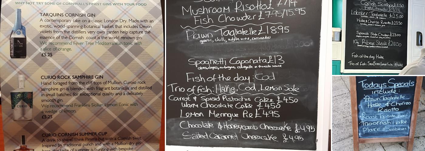 Butchers Bistro Menu