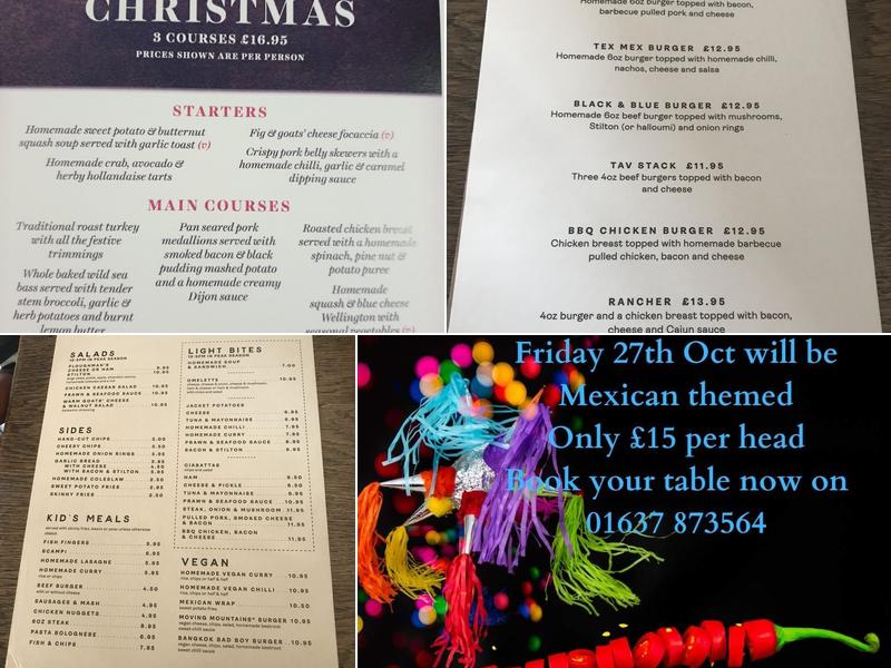 The Tavern Inn Menu