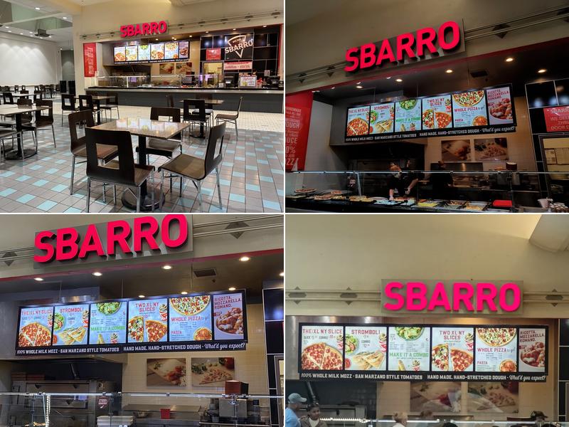 Sbarro Menu