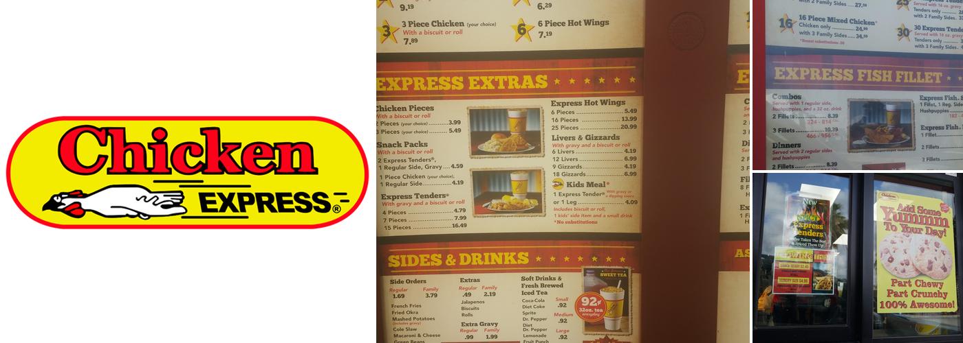 Chicken Express Menu