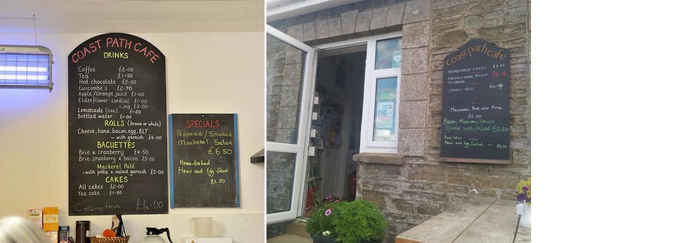 Coast Path Cafe Menu