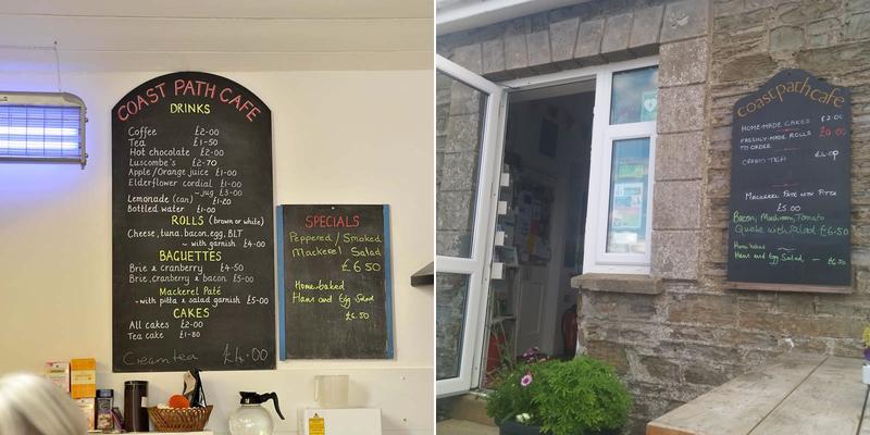 Coast Path Cafe Menu