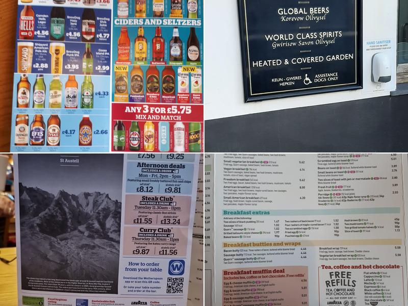 The Rann Wartha - JD Wetherspoon Menu