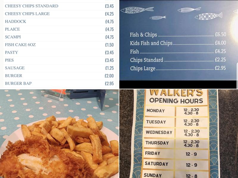 Walkers Fish Restaurants Menu