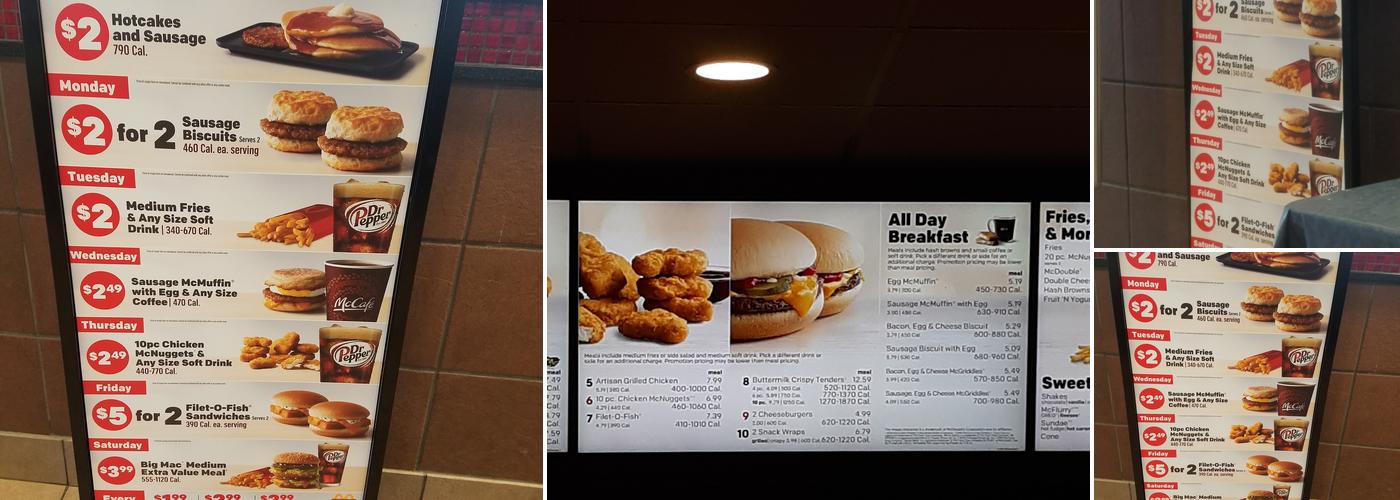 McDonald's Menu