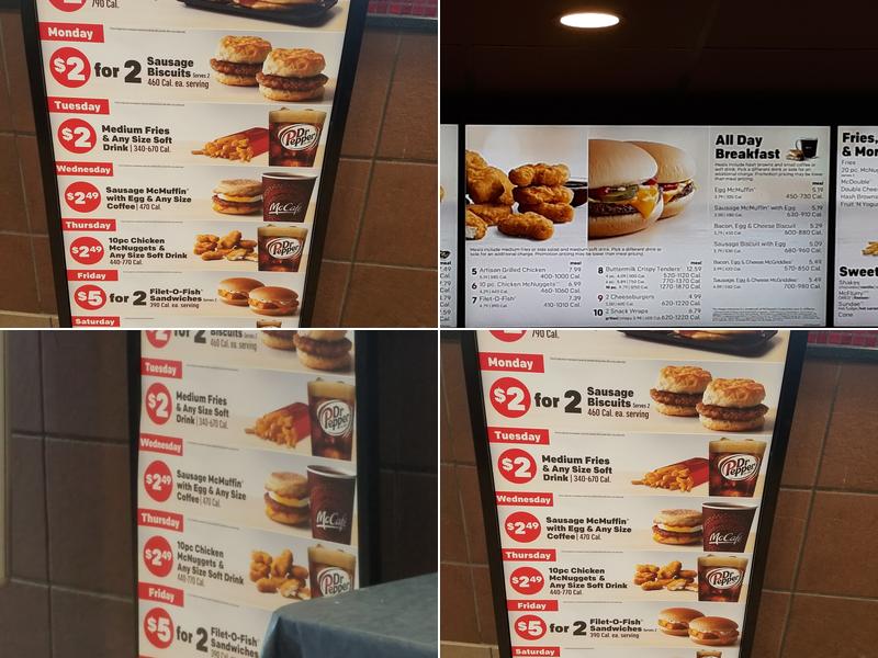 McDonald's Menu