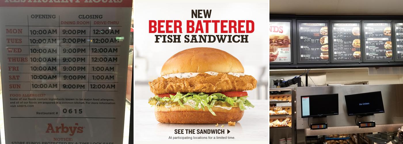 Arby's Menu