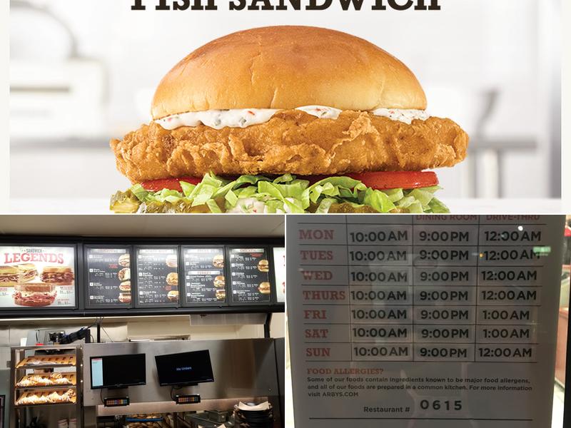 Arby's Menu