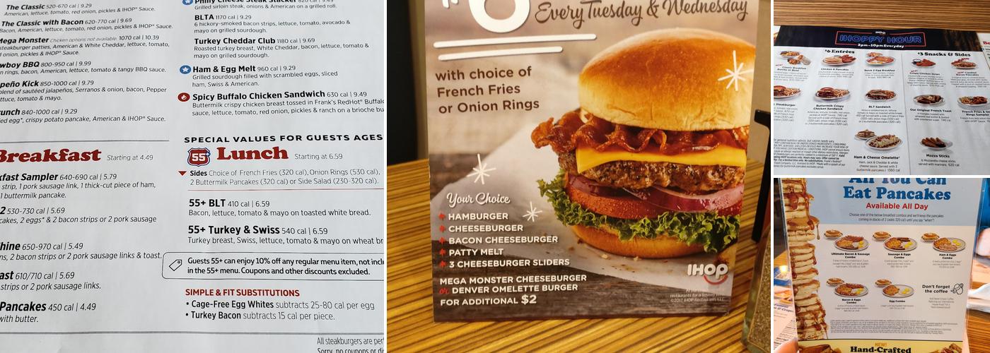 IHOP Menu