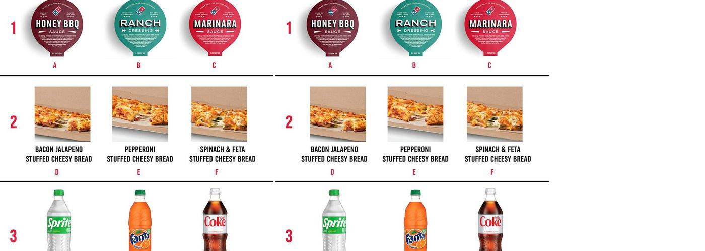 Domino's Pizza Menu