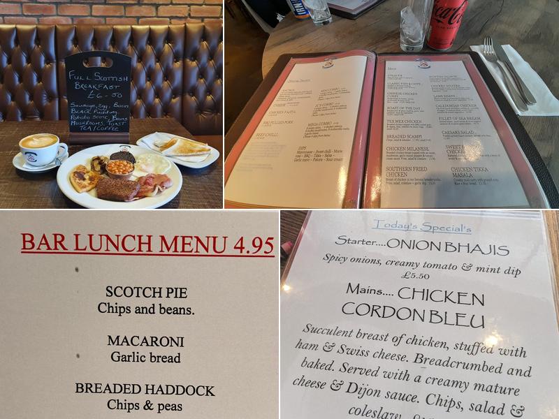 Carrigan's Blantyre Menu