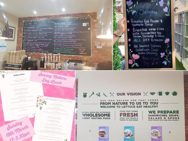 Lettuce Eat Healthy Menu