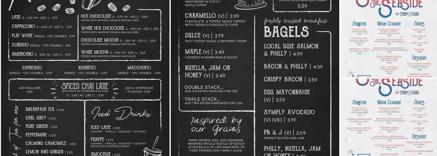 SYMPOSIUM coffee house Menu