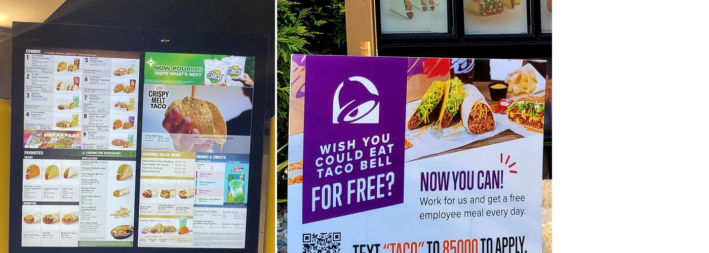 Taco Bell Menu