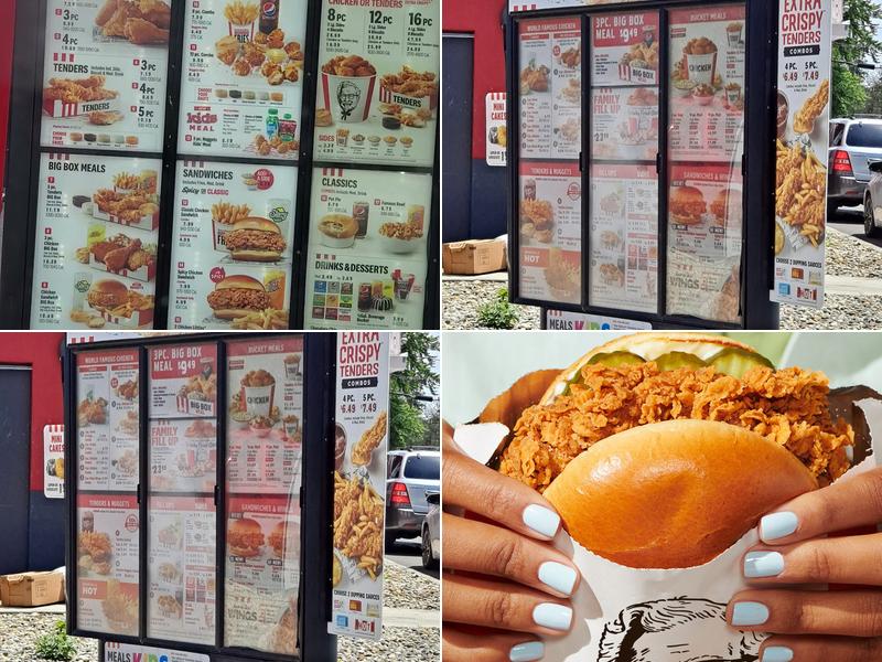 KFC Menu
