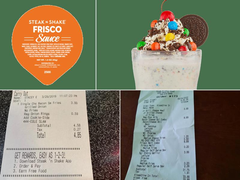Steak 'n Shake Menu